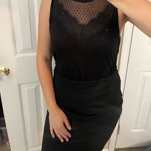 Black Sleeveless Top - Size S